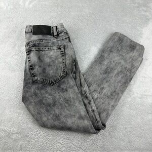 Saturdays NYC Men's Size 32x26 Slim Fit Luke Denim Light Gray Washed Zipper Fly